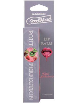 goodhead pout perfection lip balm kiwi strawberry 0.50oz goodhead pout perfection lip balm kiwi strawberry 0.50oz