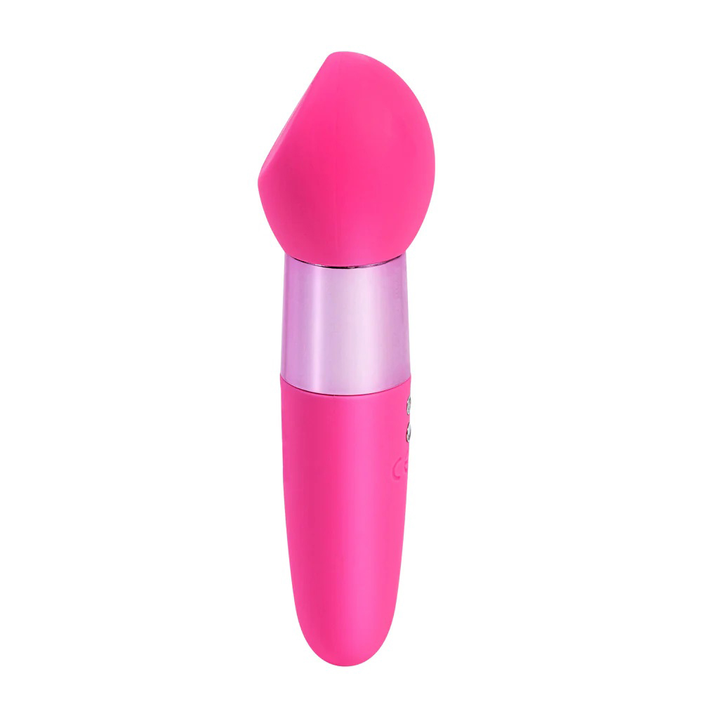 rina rechargeable dual motor silicone 15 function vibrator pink