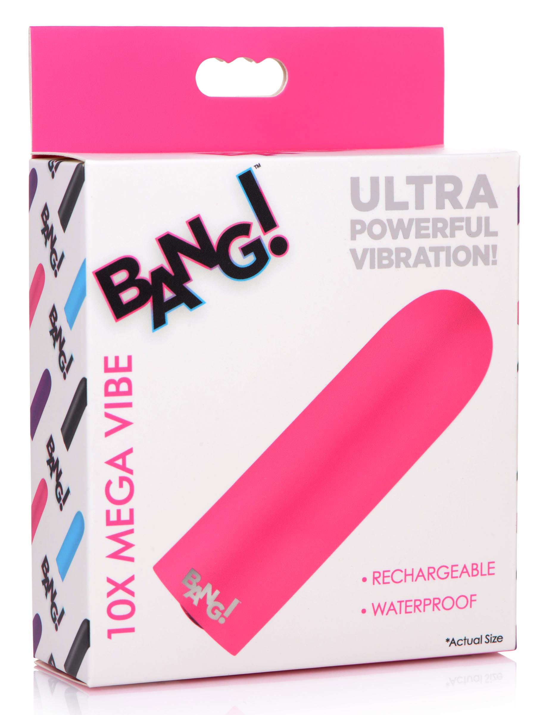 10x mega vibrator pink