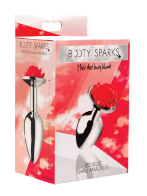 red rose anal plug small