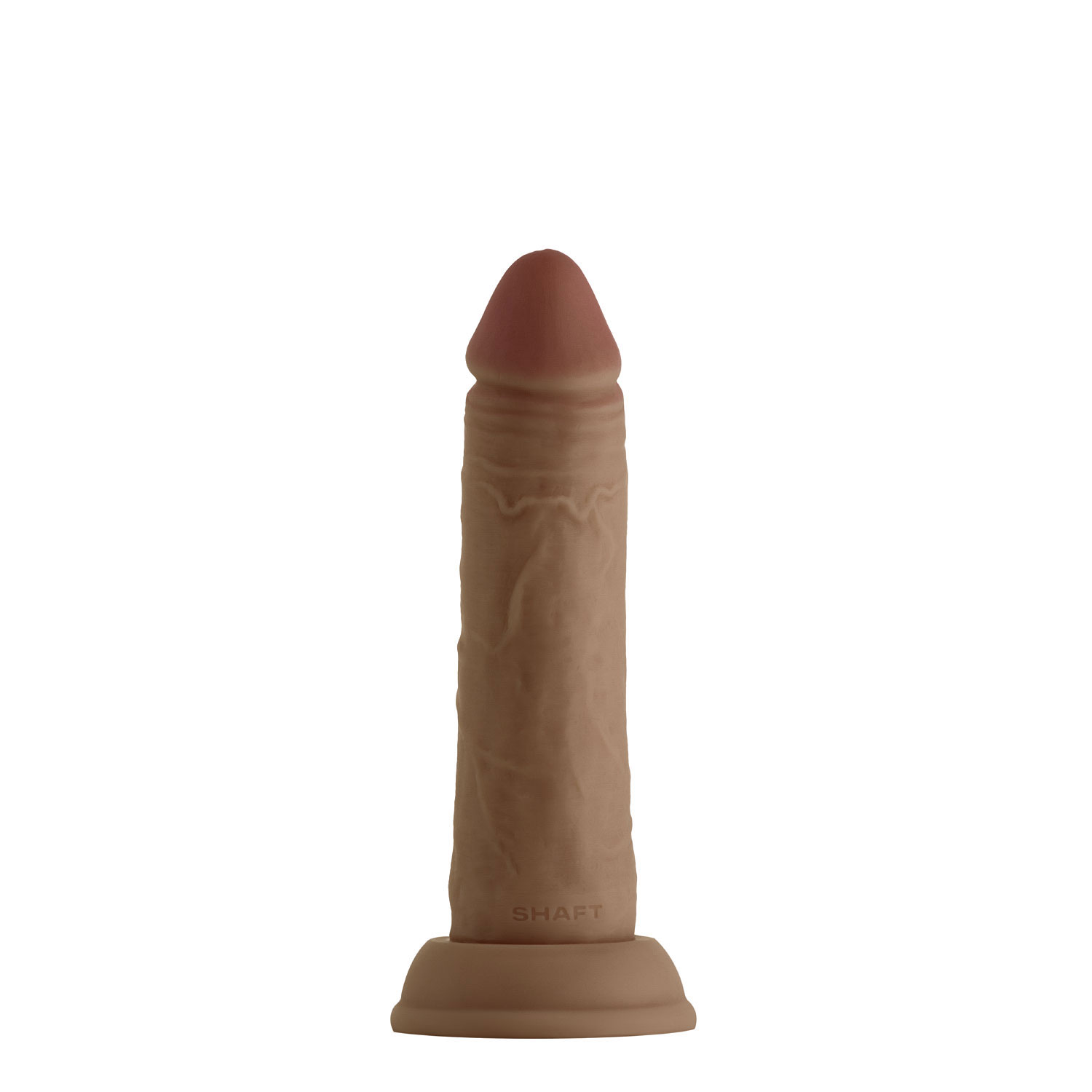 shaft model j 6.5 inch liquid silicone dong oak
