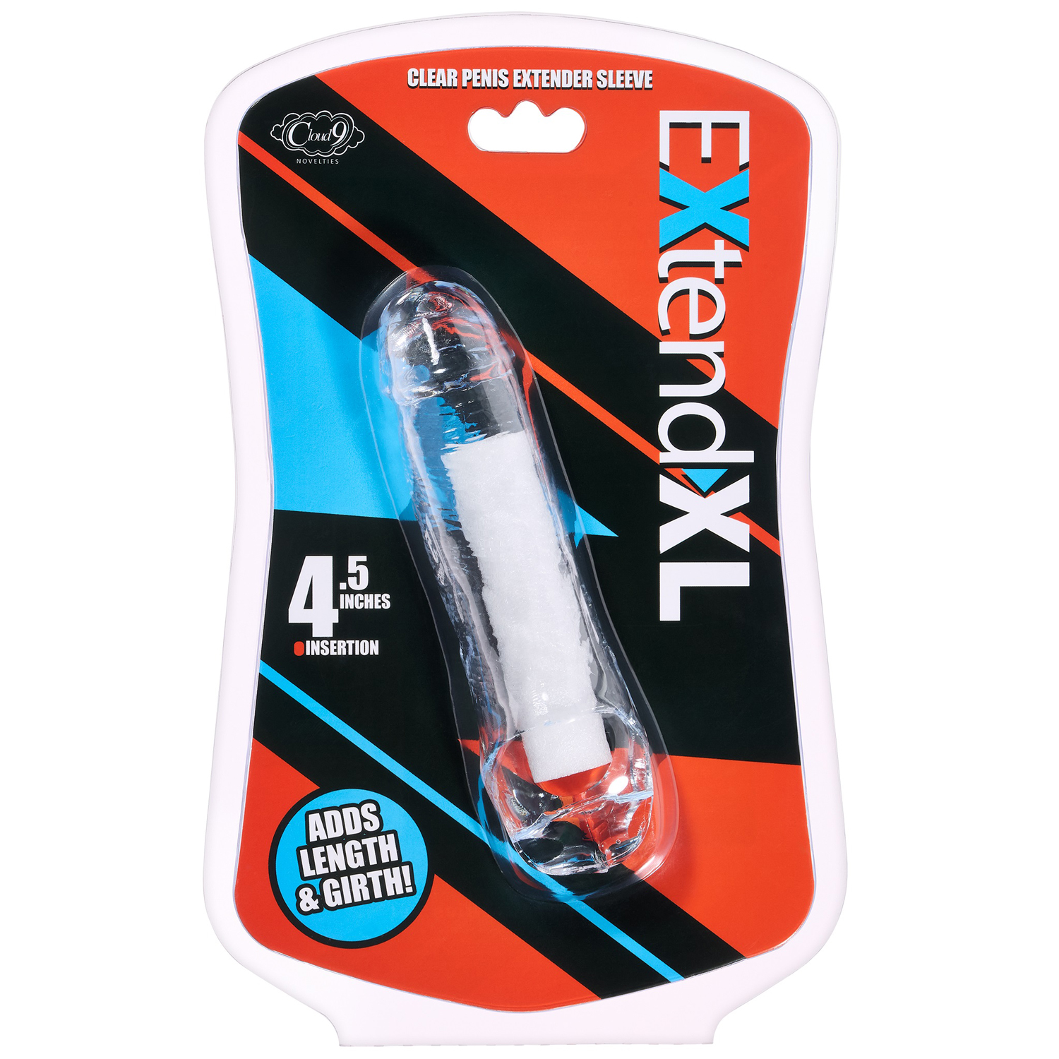 extend xl penis sleeve 4.5" clear