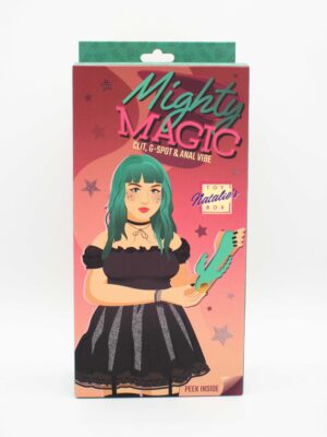 mighty magic clit g spot and anal vibrator blue