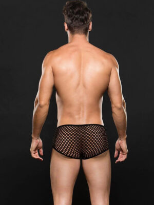 modern fishnet trunk small/medium black