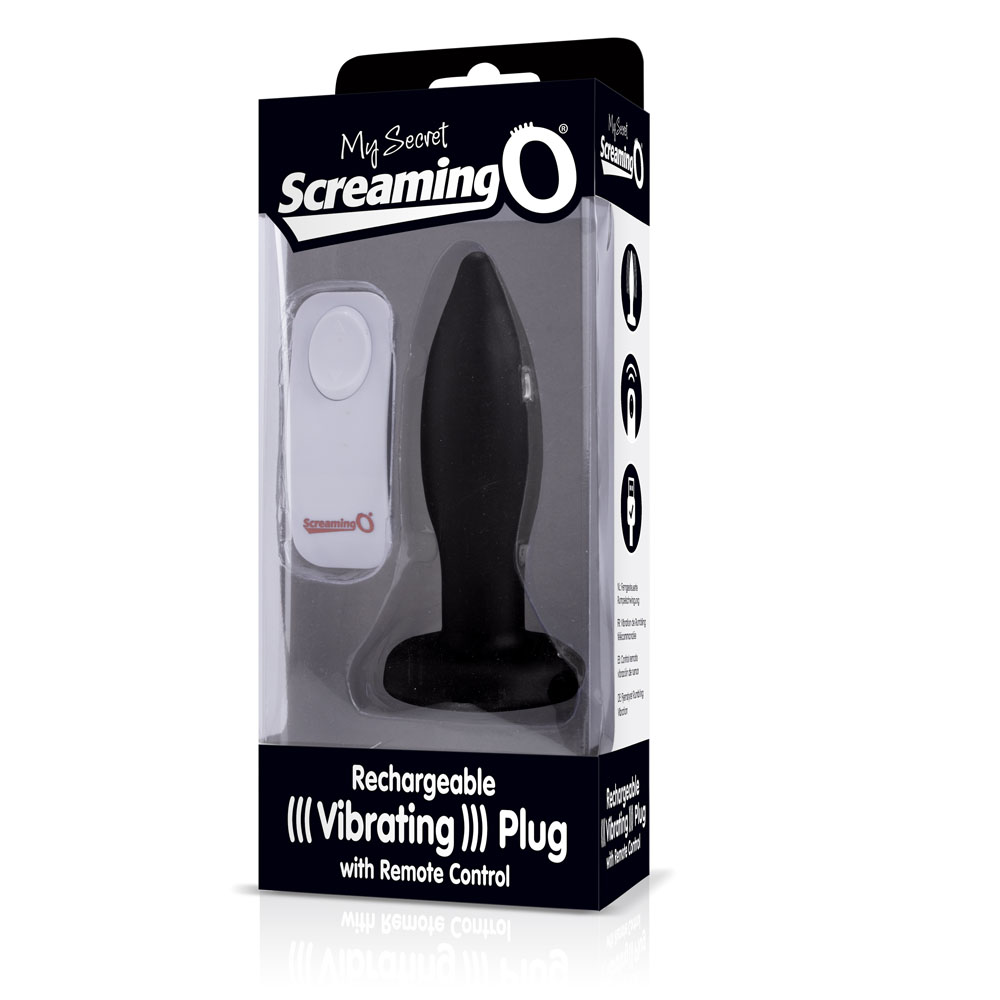 my secret remote vibrating plug black