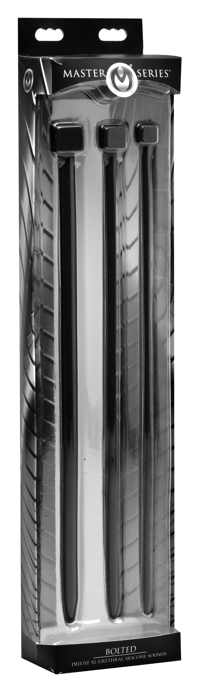 master series bolted deluxe xl urethral sound set black