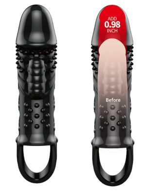 pretty love penis sleeve cecelia black