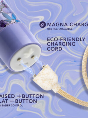 limited addiction floradelic 7 inch rechargeable vibe purple