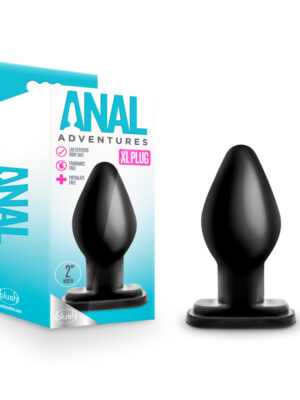anal adventures xl plug black anal adventures xl plug black