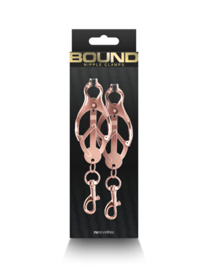 bound nipple clamps c3 rose gold bound nipple clamps c3 rose gold