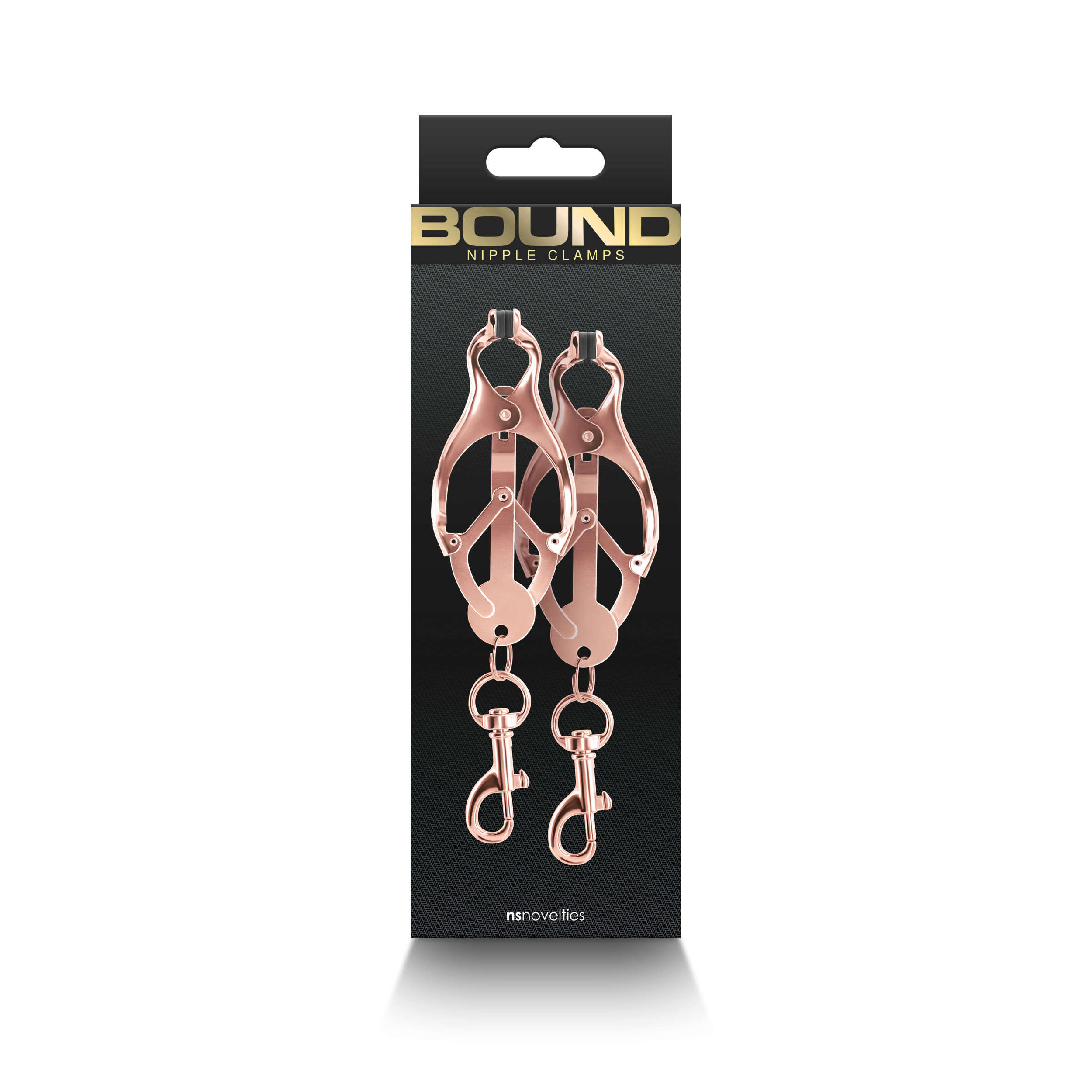 bound nipple clamps c3 rose gold