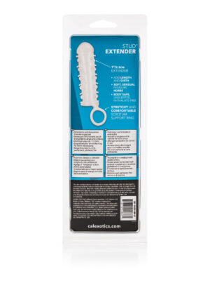 stud extender clear with supporting ring