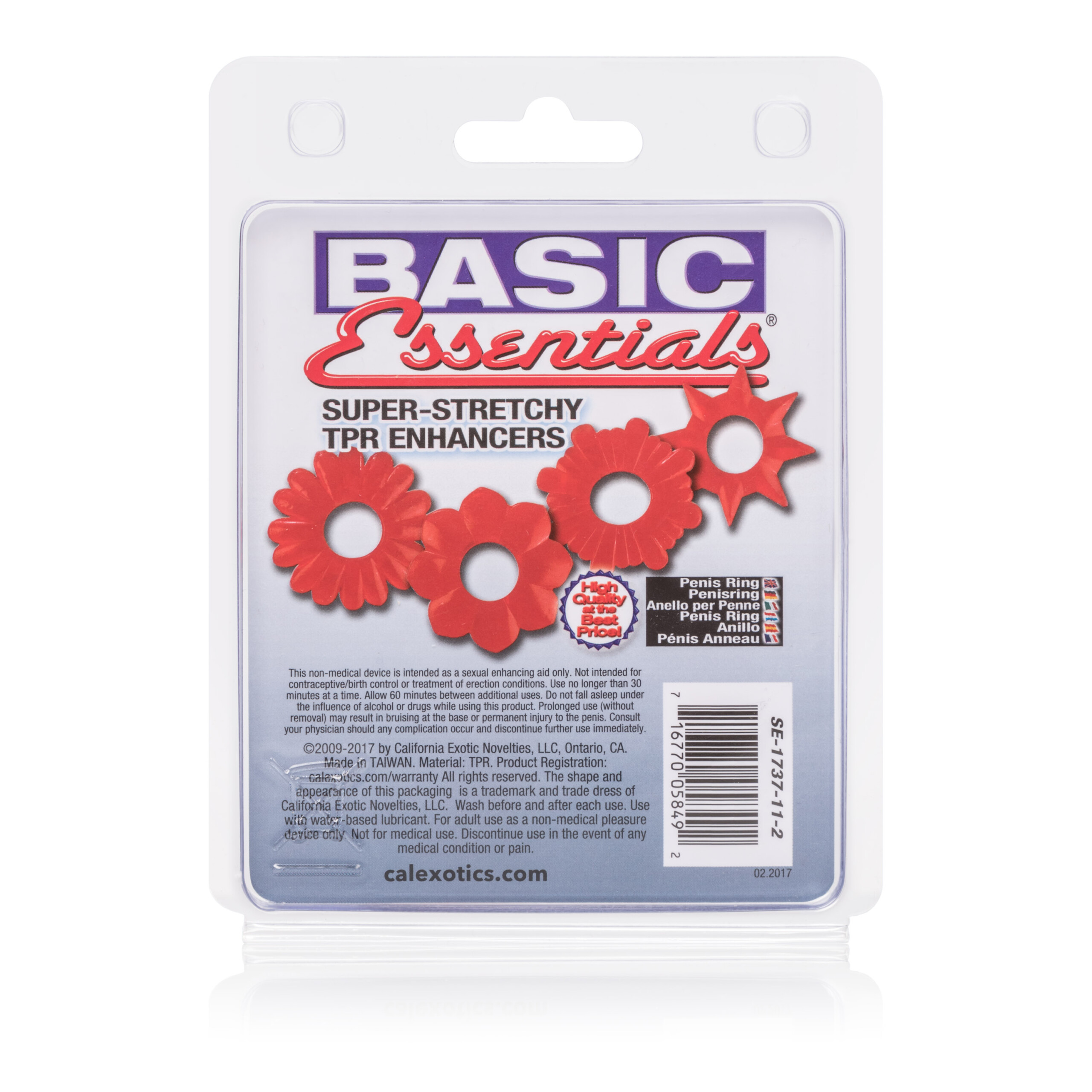 basic essentials 4 pack red