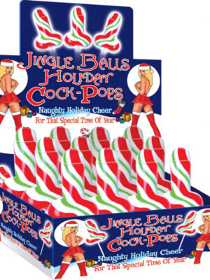 jingle balls holiday cock pop 12 piece display
