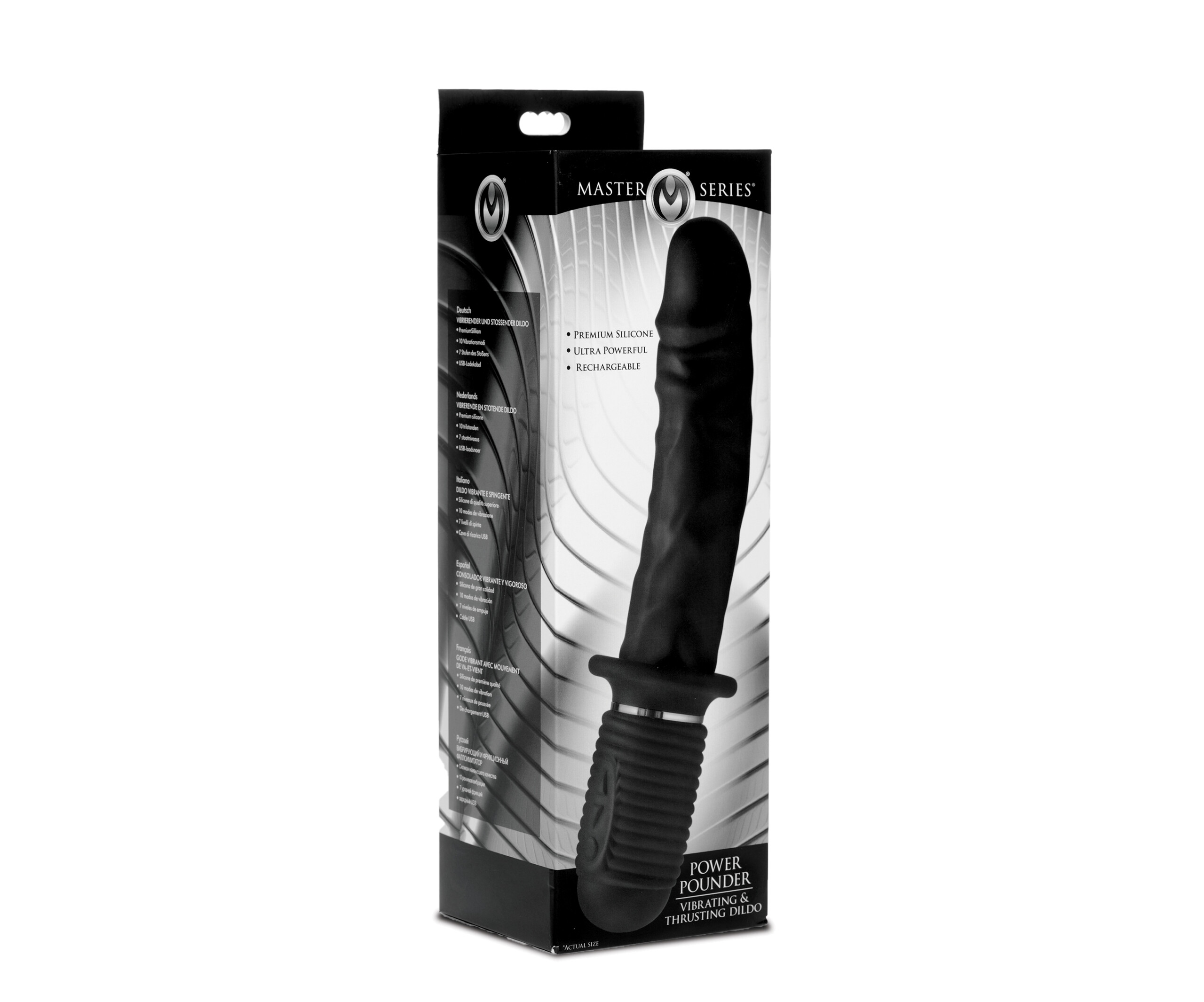 power pounder vibrating and thrusting silicone dildo power pounder vibrating and thrusting silicone dildo