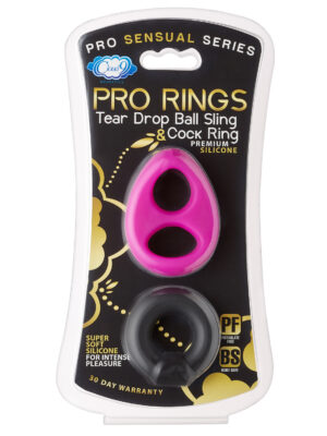 pro sensual silicone tear drop ring / donut sling
