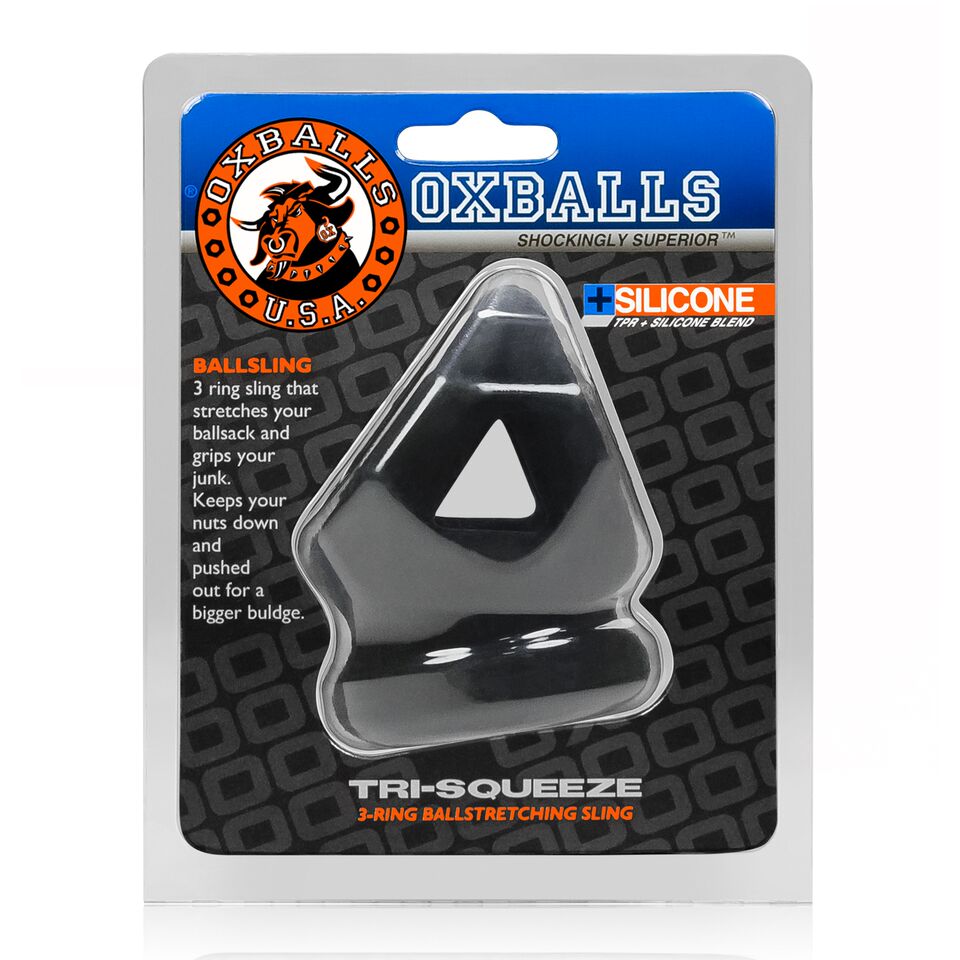 tri squeeze ball stretch sling black ice