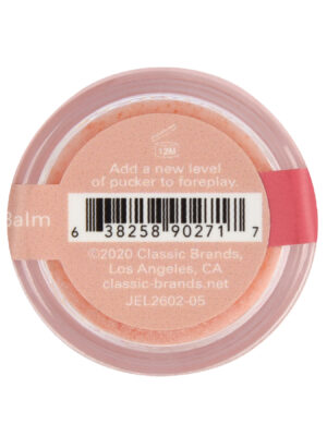 nipple nibbler sour pleasure balm peach pizazz 3g jar