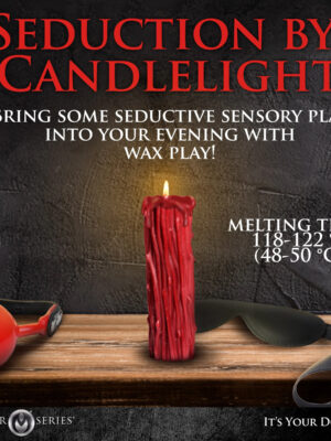 thorn drip candle red