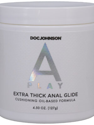 a play extra thick anal glide cushioning oil based formula 4.5 fl. oz. bulk