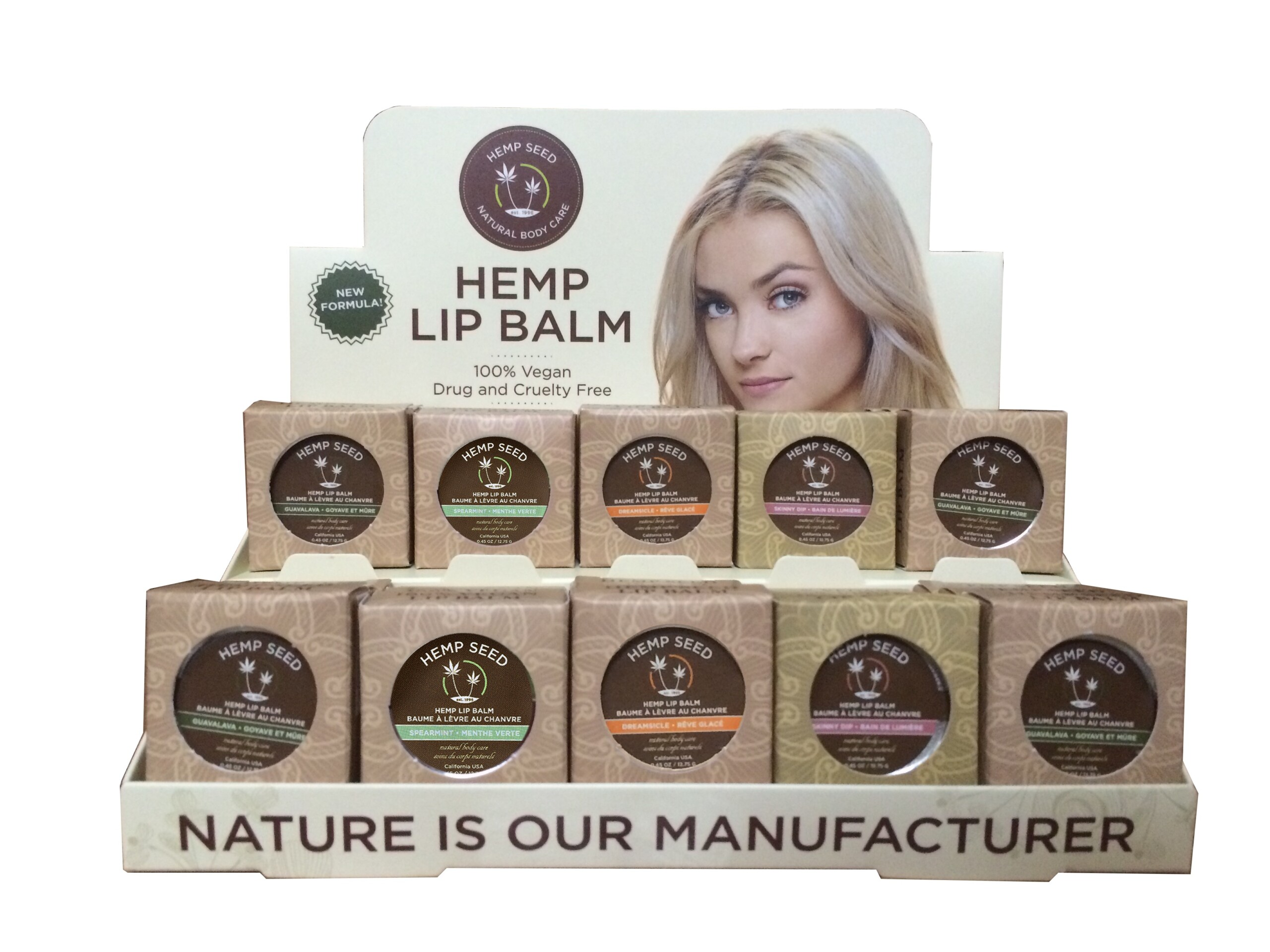 pre pack lip pots 30pc display