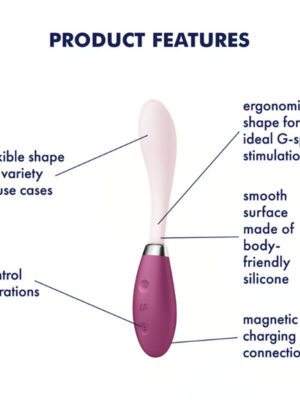 satisfyer g spot flex 3 multi vibrator red