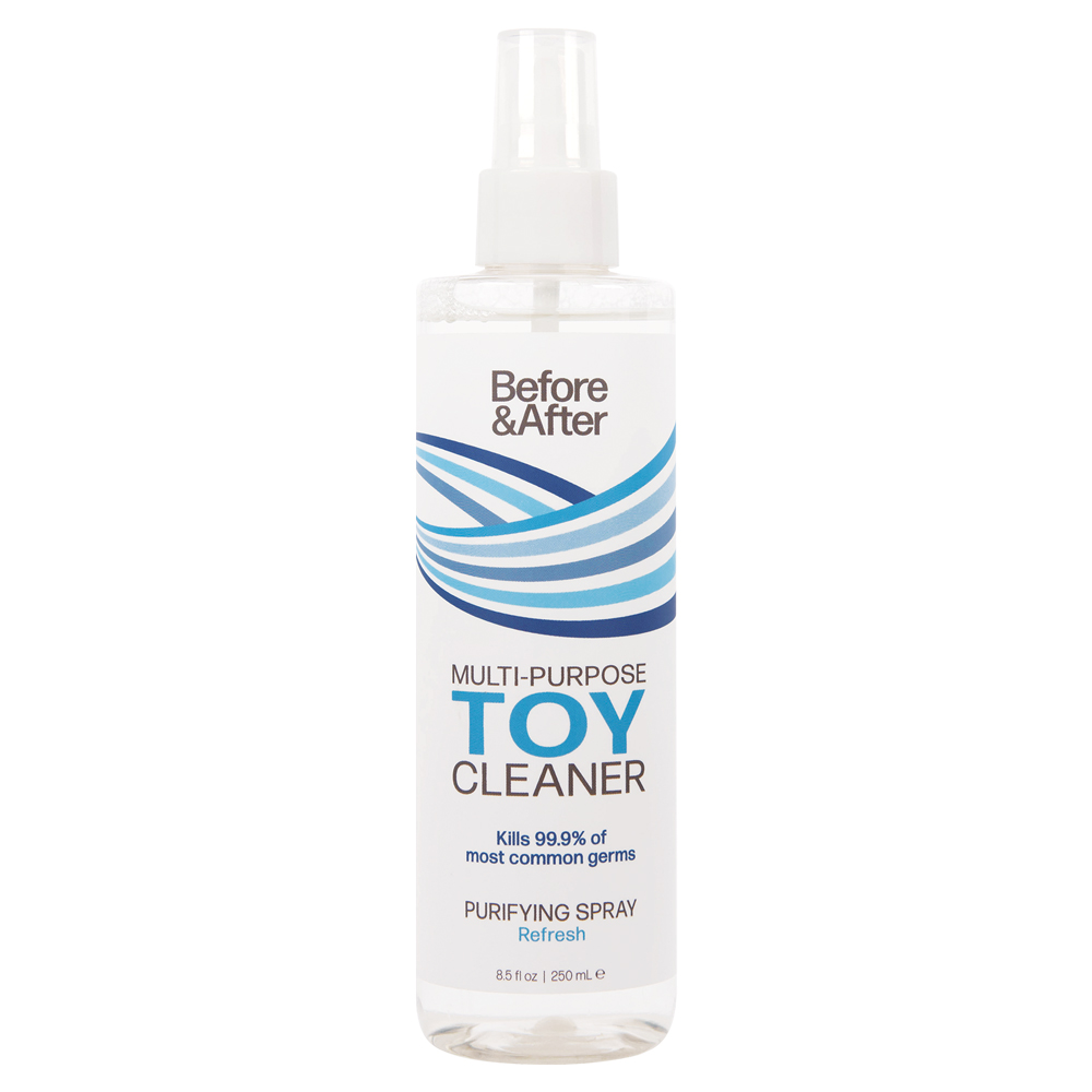 before and after spray toy cleaner 8 oz