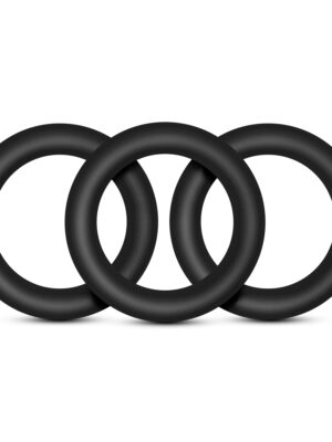 performance vs2 pure premium silicone cockrings small black