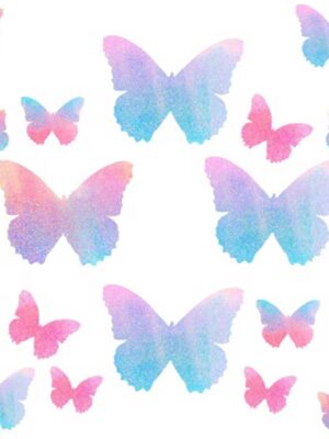 tinky's revenge pink and blue holographic blacklight butterfly nipple sticker crop top tinky's revenge pink and blue holographic blacklight butterfly nipple sticker crop top