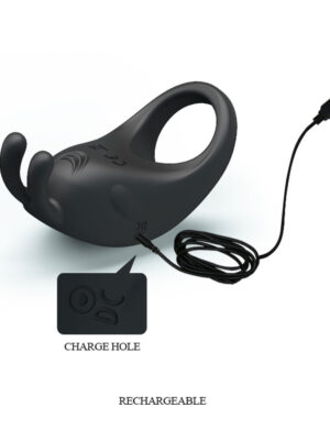 pretty love rabbit vibrator black