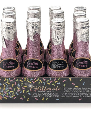 glitterati champagne confetti poppers glitterati champagne confetti poppers