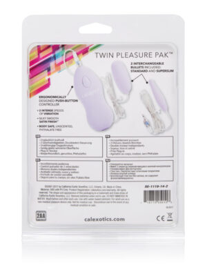 twin pleasure pak purple