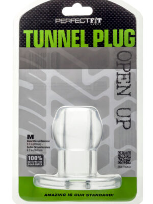 tunnel plug medium clear