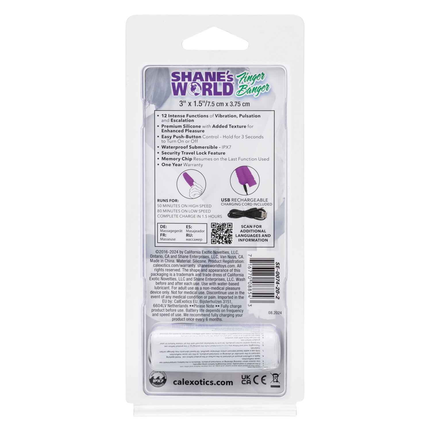 shane's world finger banger rechargeable purple shane's world finger banger rechargeable purple