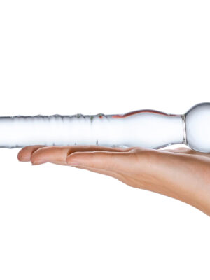 joystick clear glass dildo