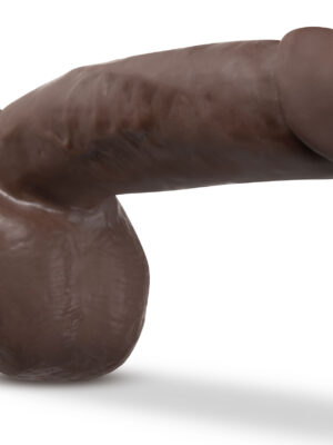 dr. skin plus 8 inch thick poseable dildo with squeezable balls chocolate dr. skin plus 8 inch thick poseable dildo with squeezable balls chocolate