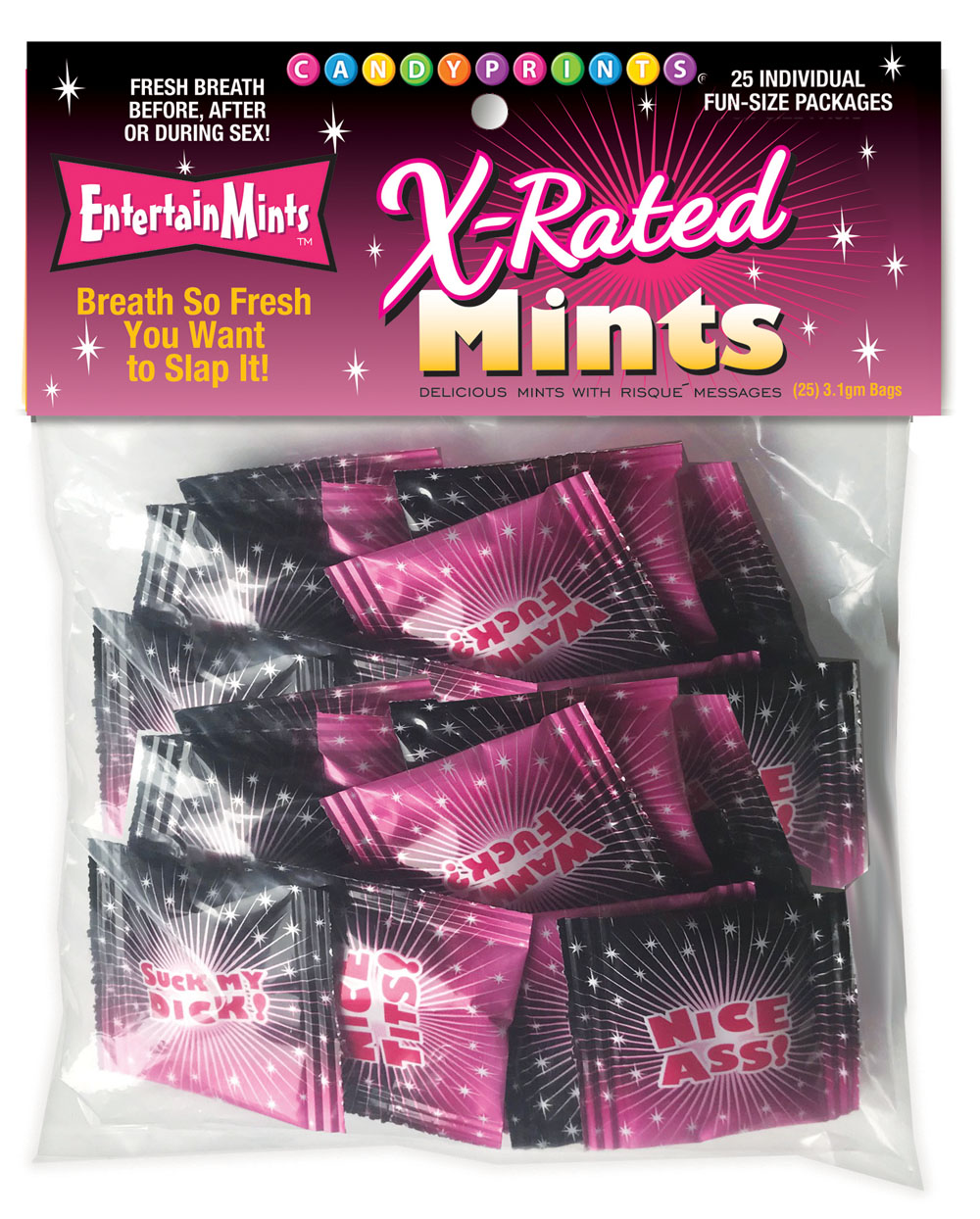 x rated mints bag of 25 individual fun size packages x rated mints bag of 25 individual fun size packages