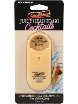 goodhead juicy head cocktails dry mouth spray to go strawberries/champagne goodhead juicy head cocktails dry mouth spray to go strawberries/champagne