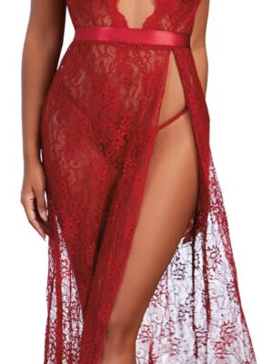 gown, g string medium garnet