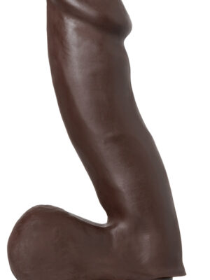 au naturel troy 6 inch dildo chocolate