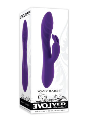 wavy rabbit purple
