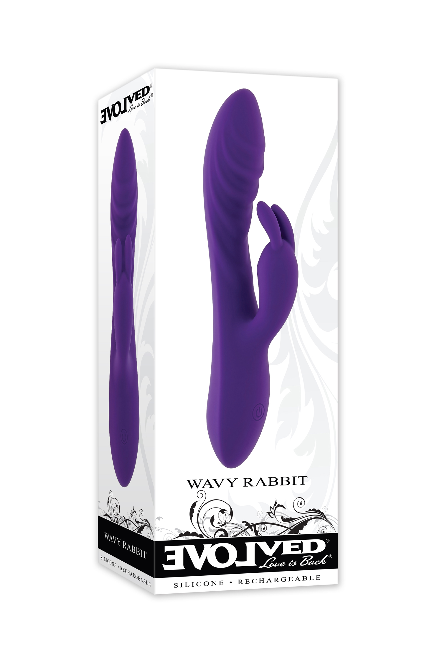 wavy rabbit purple