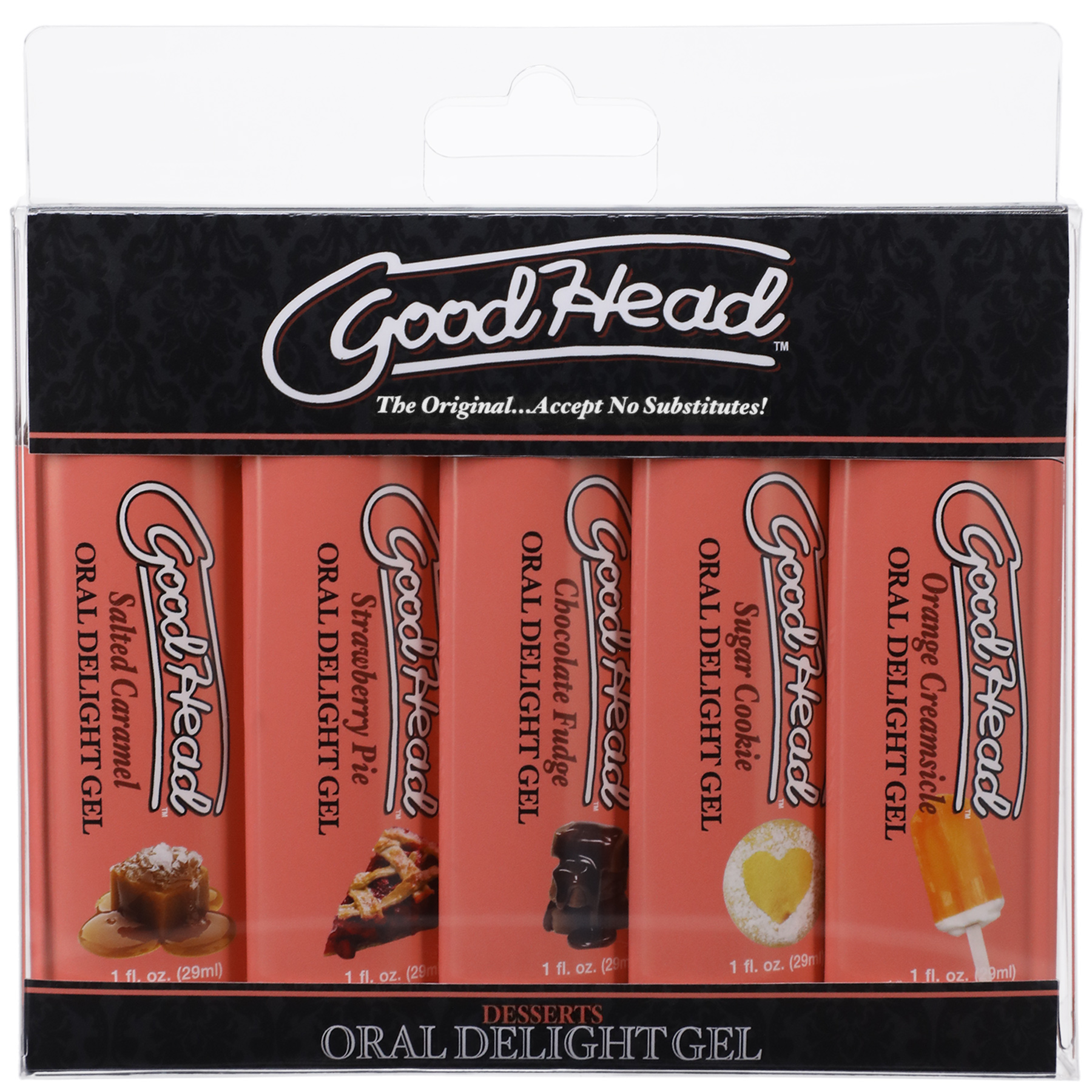 goodhead oral delight gel dessert 5 pack 1 fl. oz.