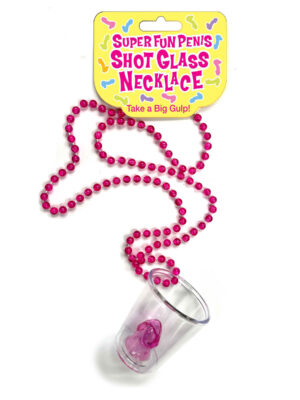 super fun shot glass necklace