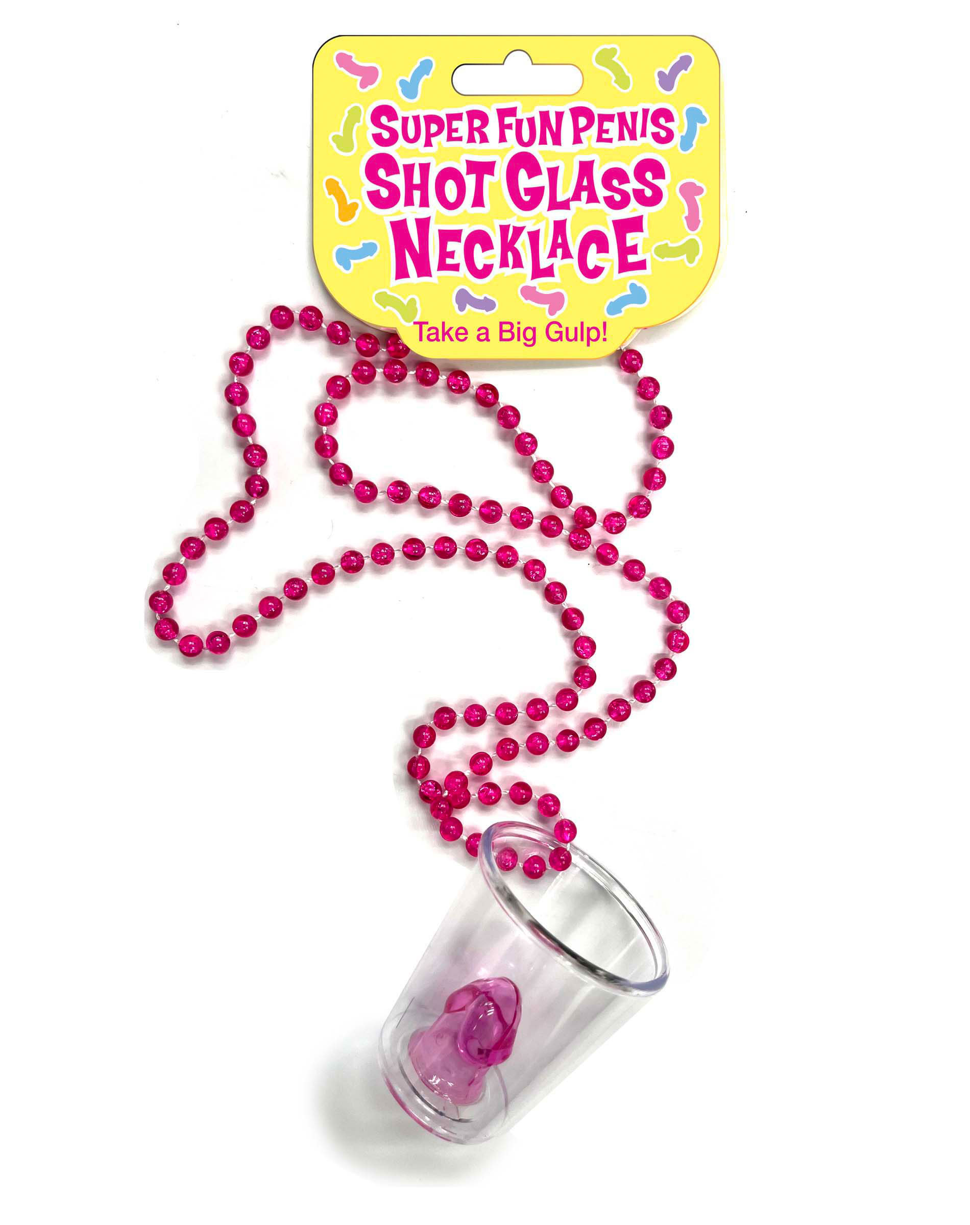 super fun shot glass necklace