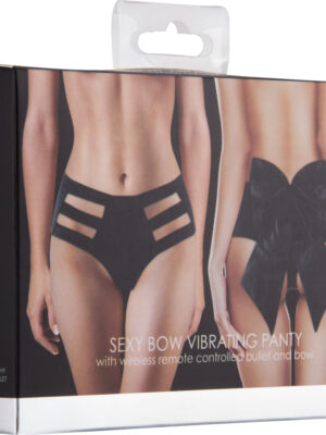sexy bow vibrating panty black sexy bow vibrating panty black