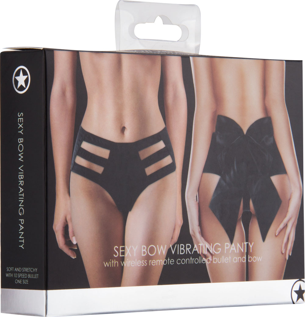 sexy bow vibrating panty black sexy bow vibrating panty black