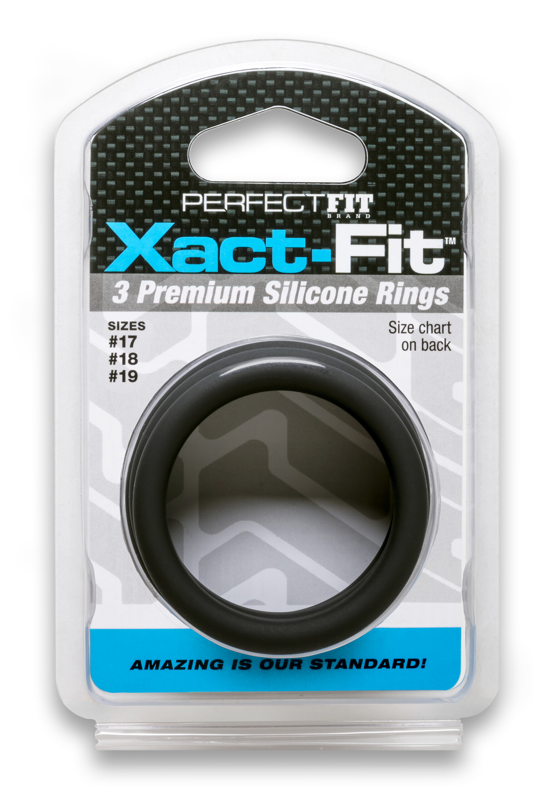 xact fit 3 premium silicone rings #17, #18, #19