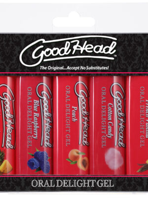 goodhead oral delight gel 5 pack 1 oz.