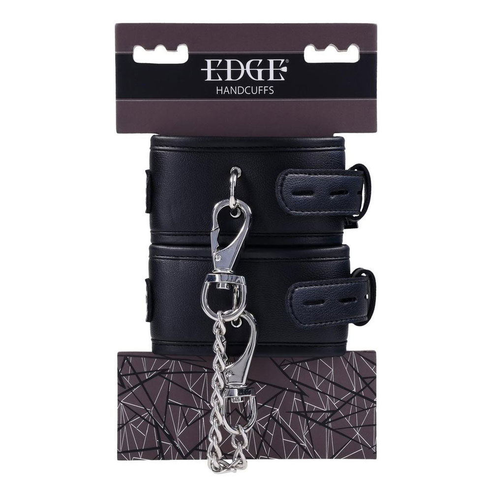 edge handcuffs black